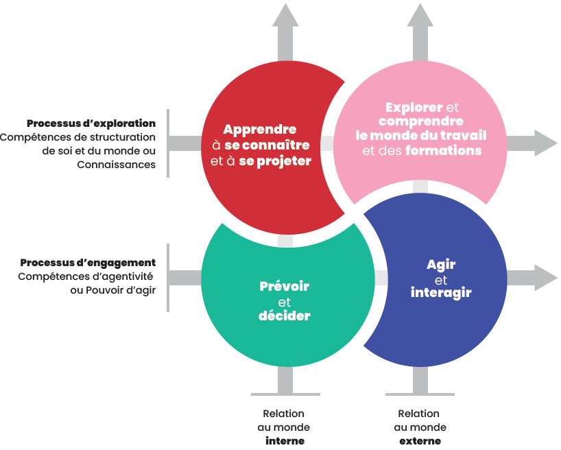 Schéma compétences à s'orienter