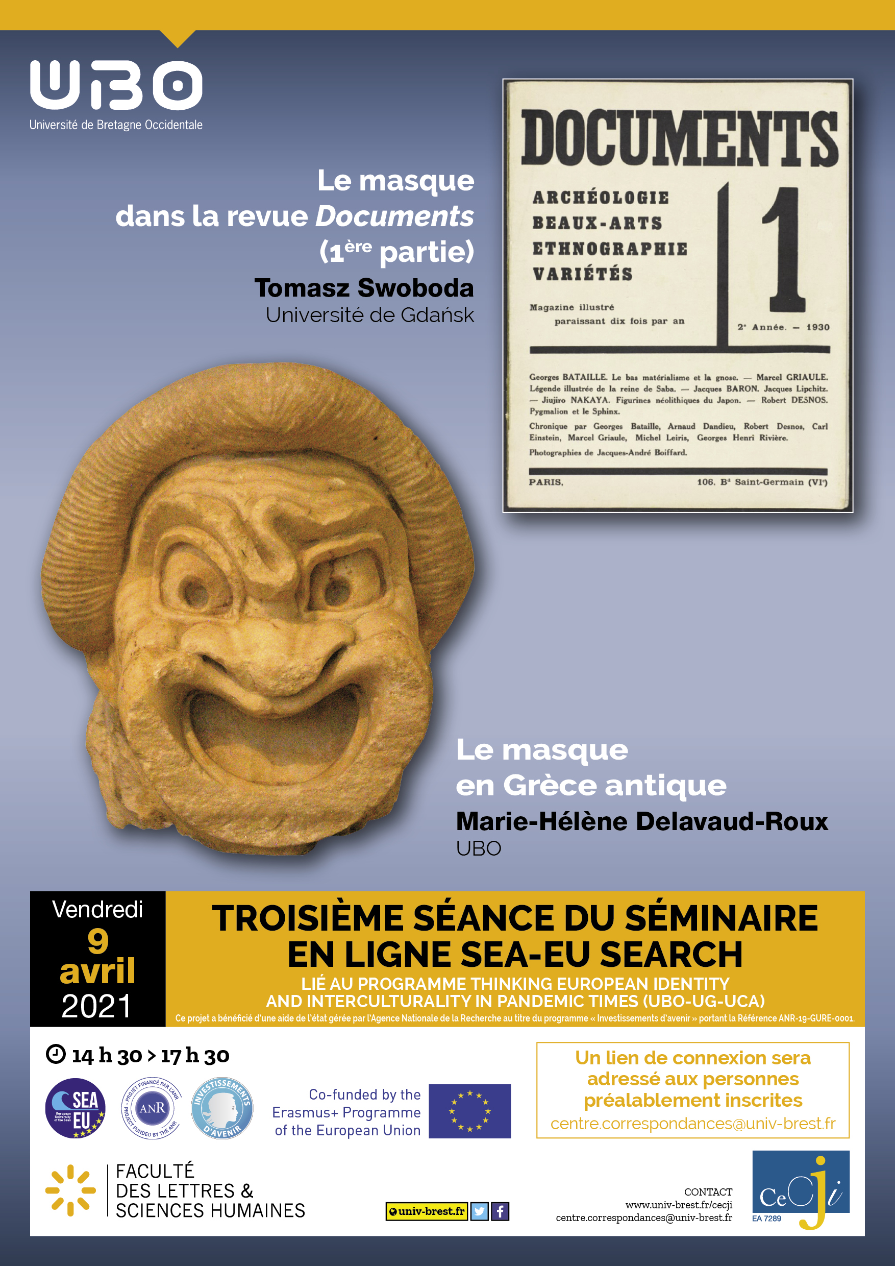 Le masque dans la revue Documents (1ère partie) 