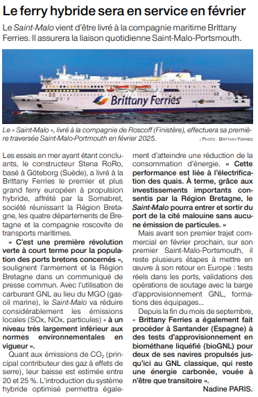 Brittany Ferries - Ouest France