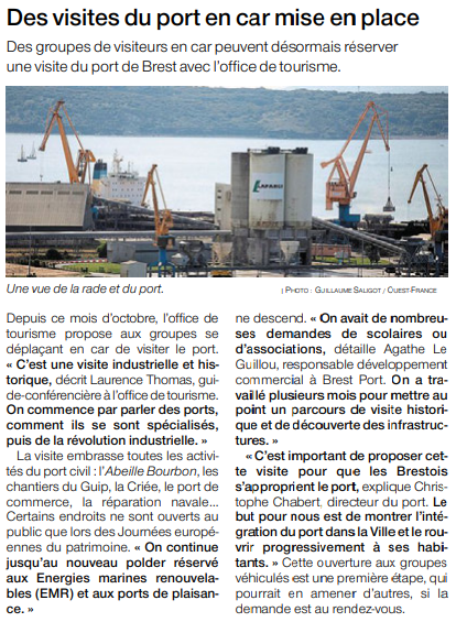 Visite port de Brest