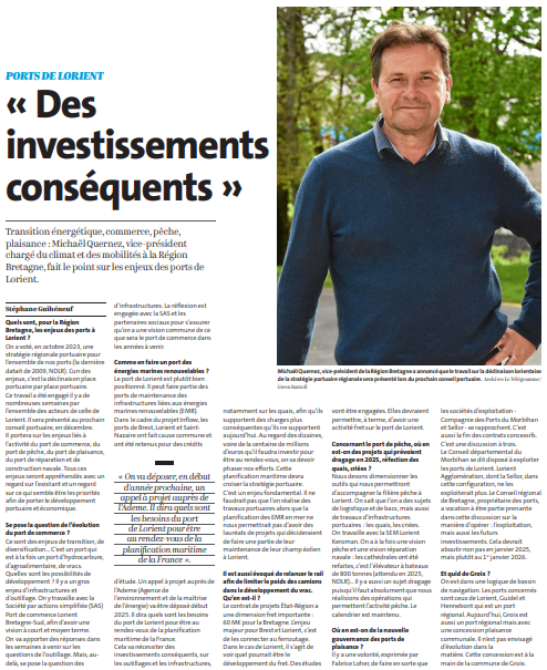 Article Le Télégramme Lorient