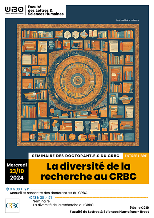 Affiche du séminaire des doctorants du CRBC