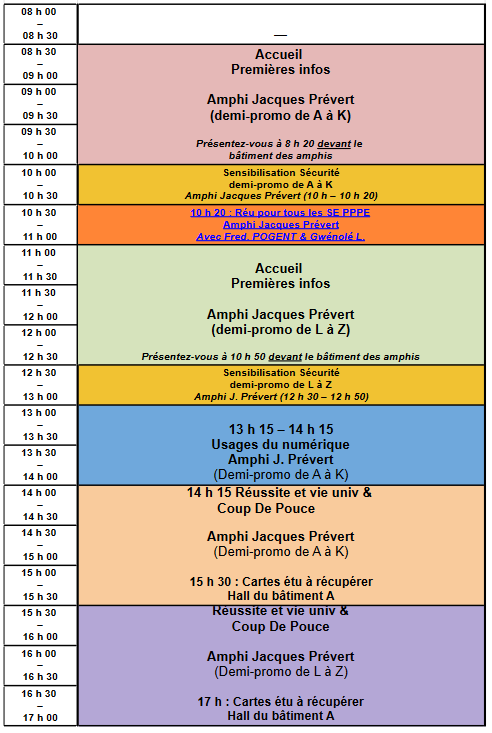 emploi du temps lundi semaine tremplin v2