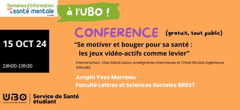 Conférence jeux vidéos actifs