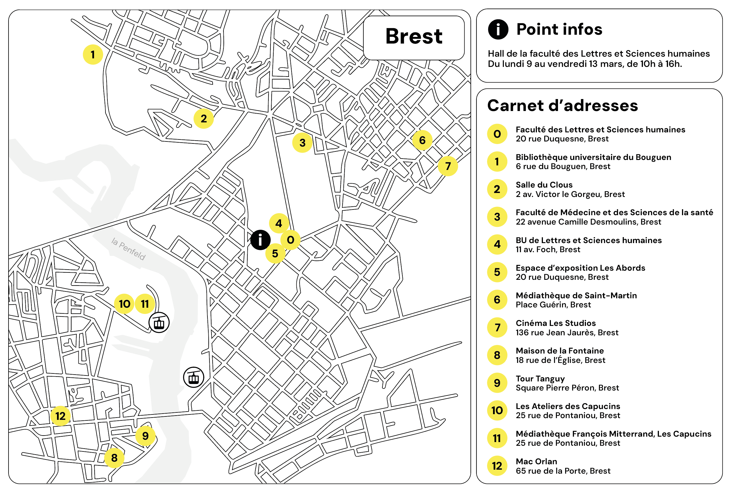 Plan du festival RESSAC  2026 