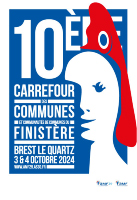 Affiche du 10ème carrefour des communes du Finistère