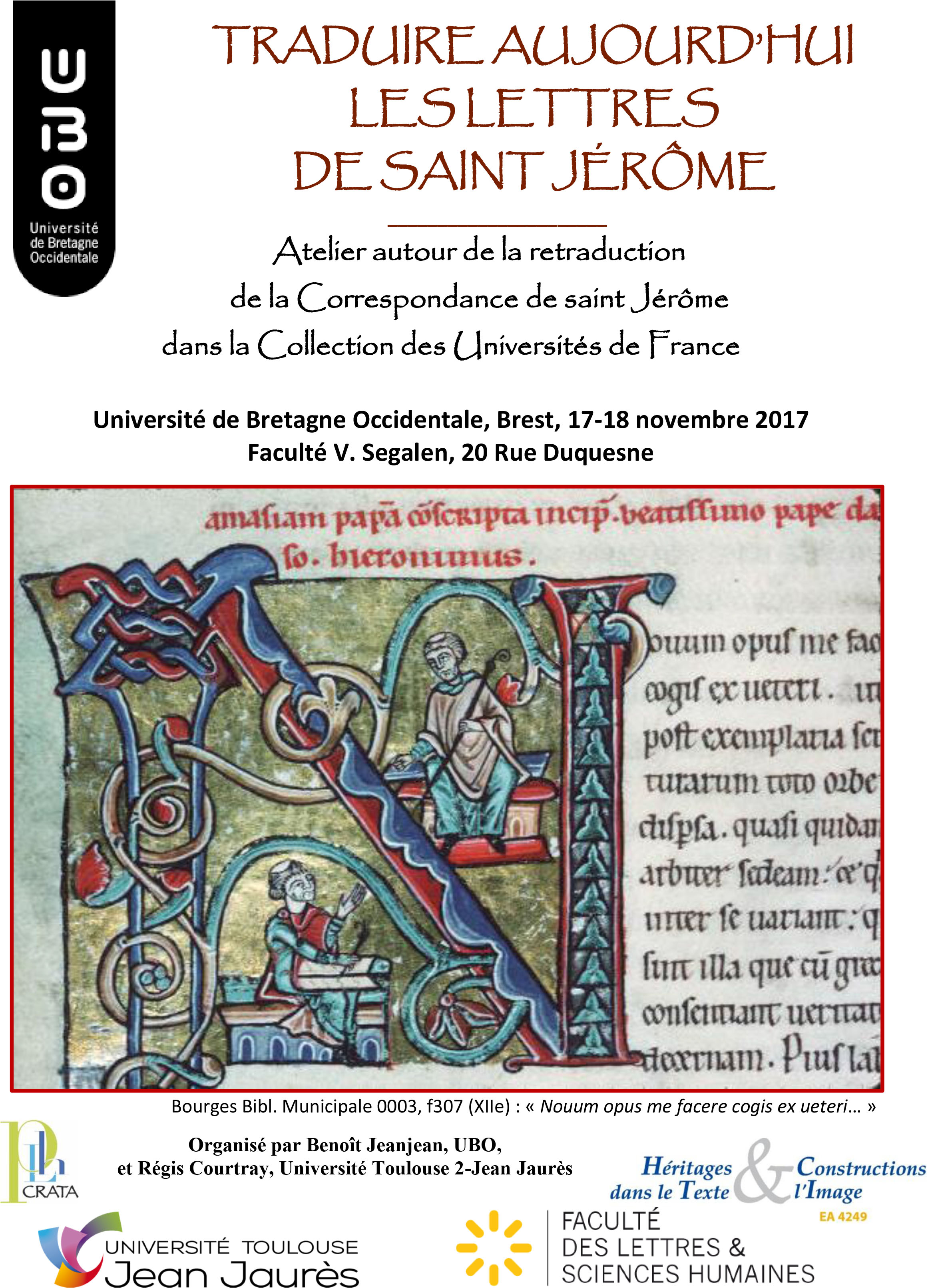 Traduire aujourd'hui les textes de saint Jérôme 