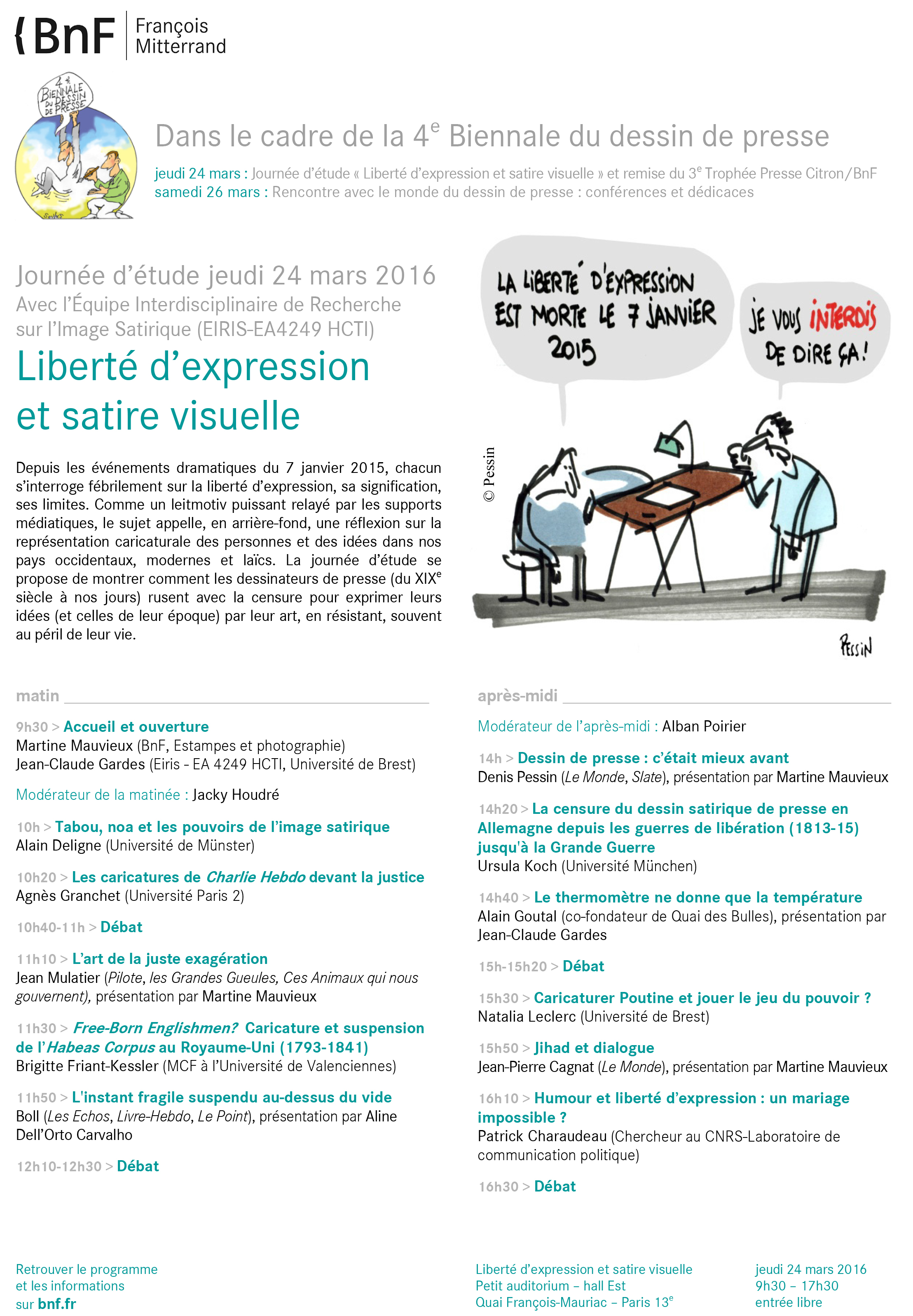  Liberté d'expression et satire visuelle 