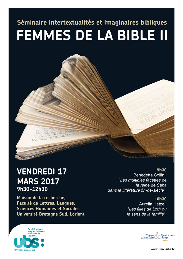 Séminaire Intertextualités et imaginaires bibliques 