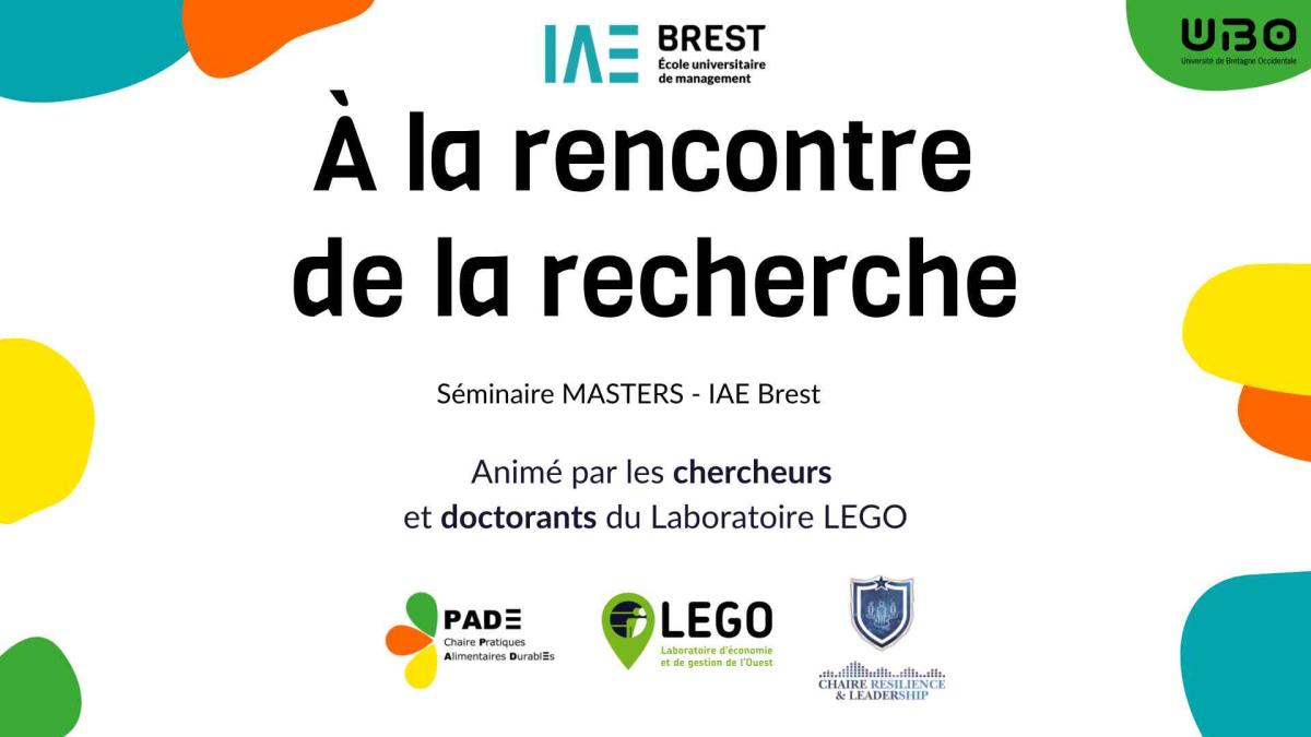 Seminaire Masters - Recherche