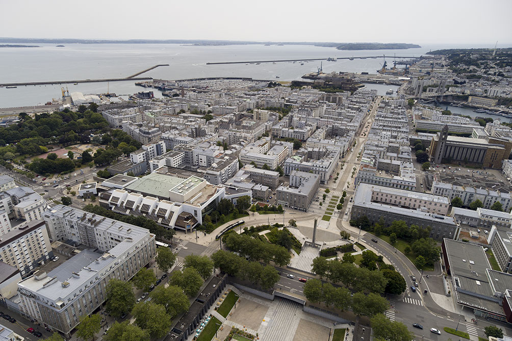 Brest vu du ciel 