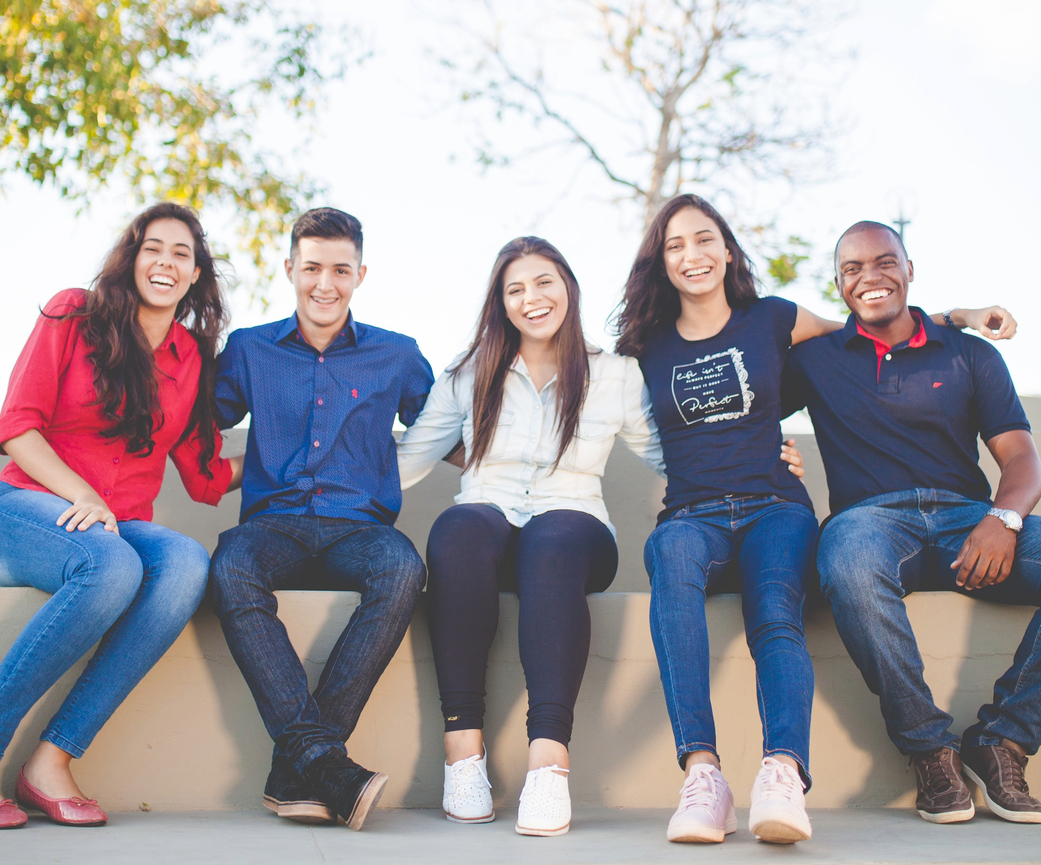 Etudiants dehors