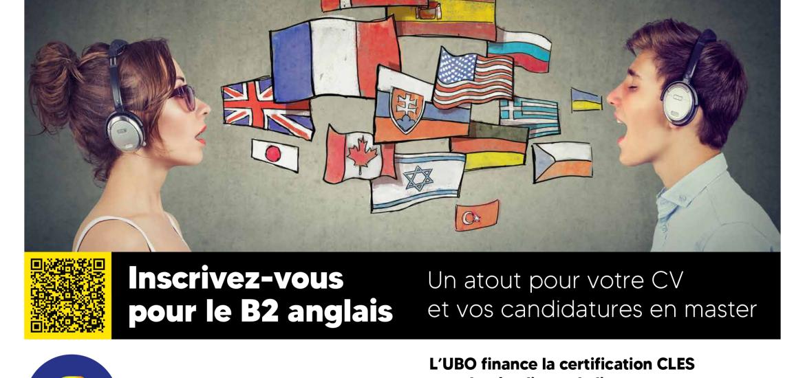 Inscription au CLES B2 anglais