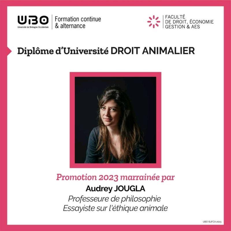 Diplôme d'Université Droit Animalier