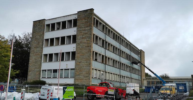 Travaux sur le bâtiment G en Sciences