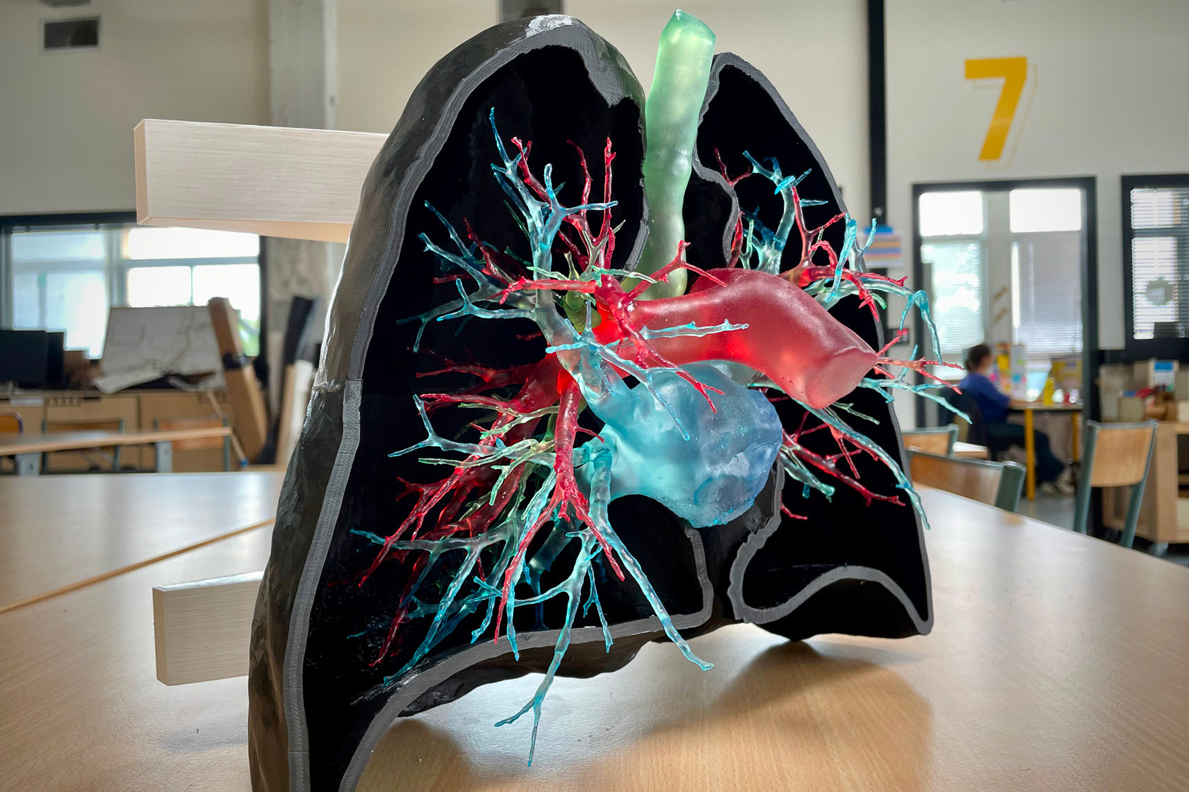 Photo de poumons imprimés en 3D