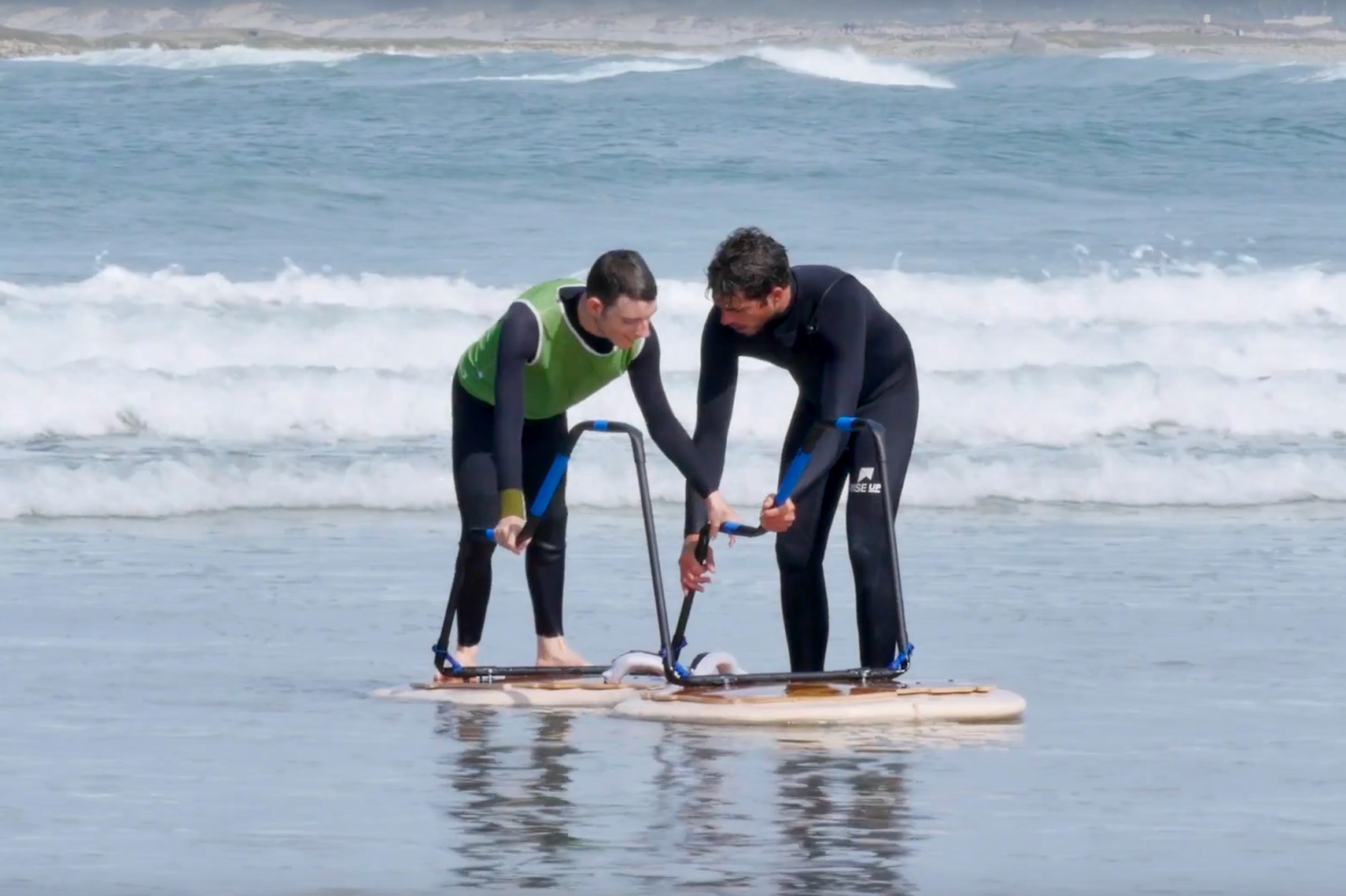 Photo d'une planche de surf adaptée